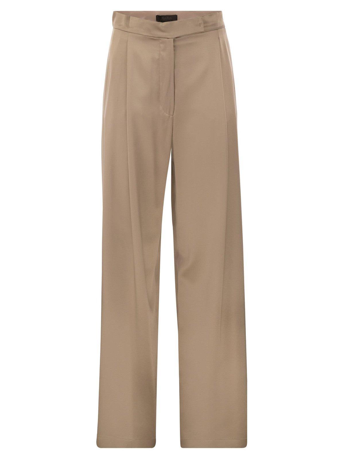 max mara pianoforte high waist straight leg trousers
