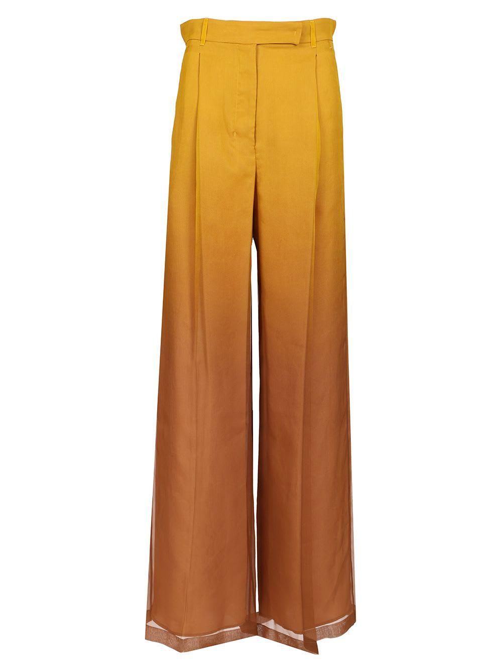 max mara pianoforte shaded organza trousers