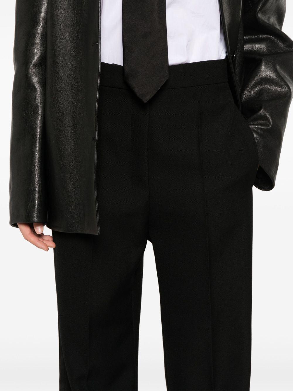 max mara pianoforte trousers black virgin wool - women