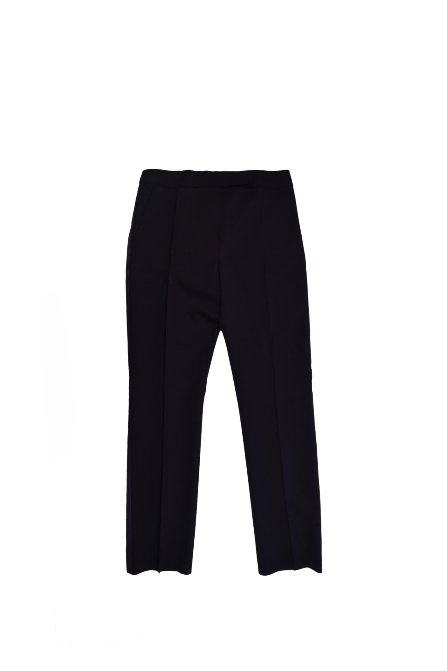 max mara pianoforte wool straight-leg trousers