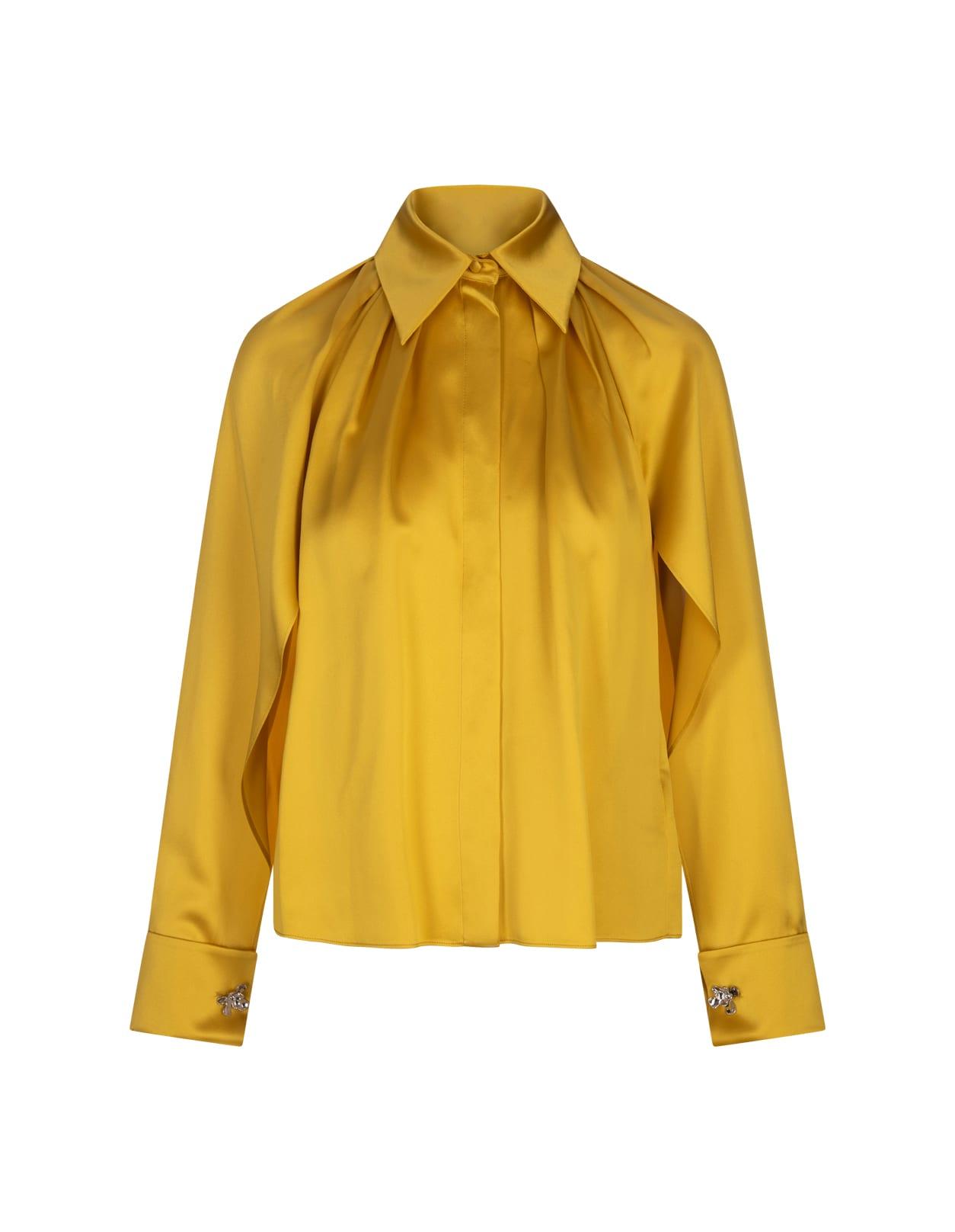 max mara pianoforte yellow salice shirt