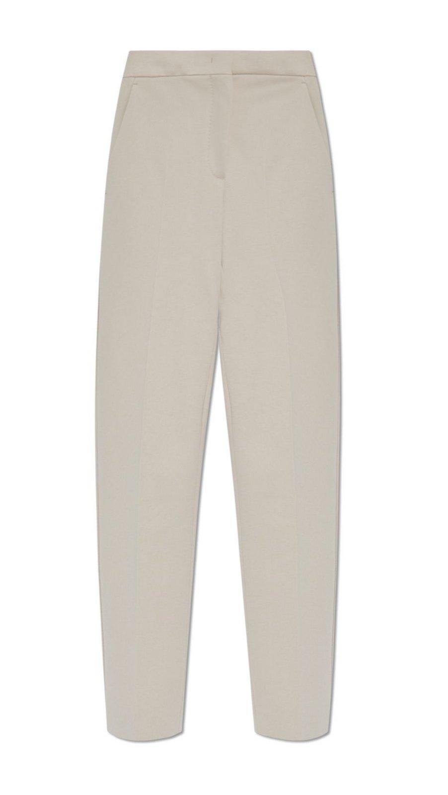 max mara pleat detailed tapered trousers