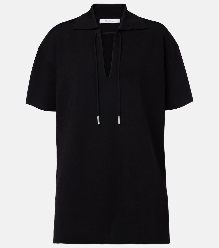 max mara poltava crêpe top