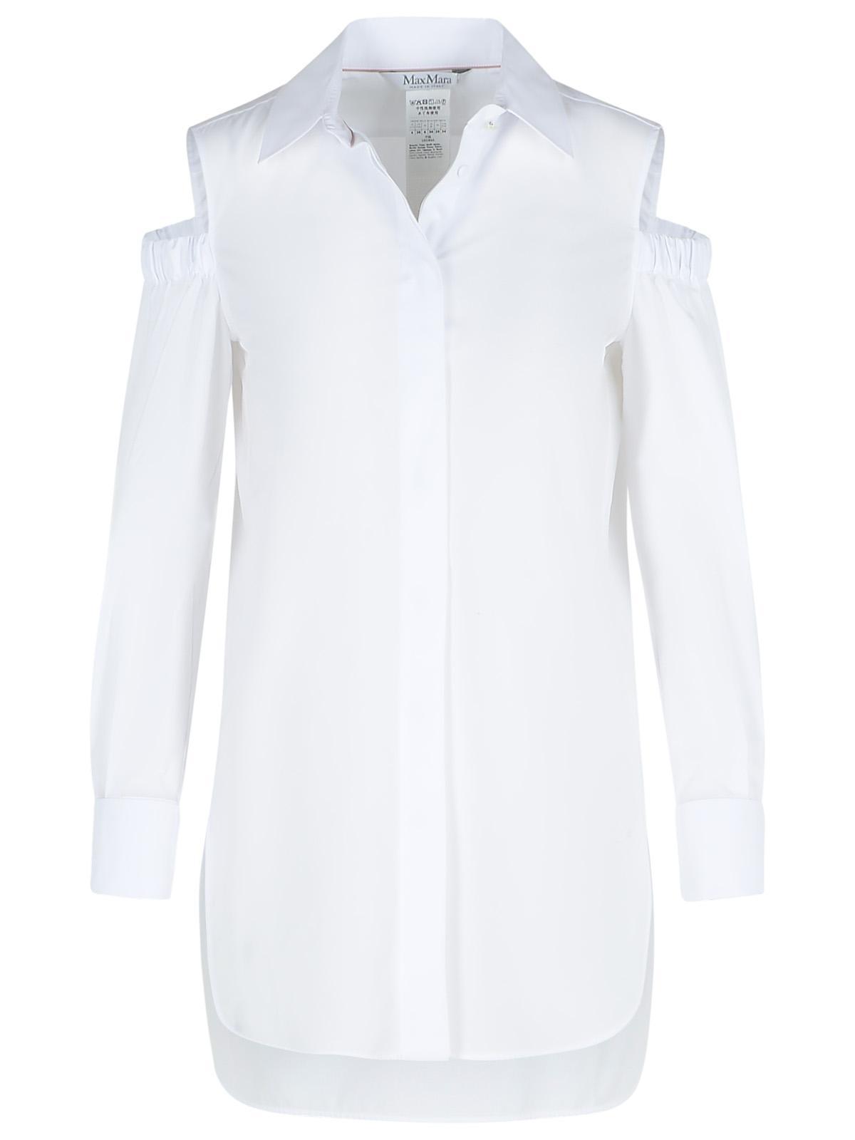 max mara ragni white cotton shirt