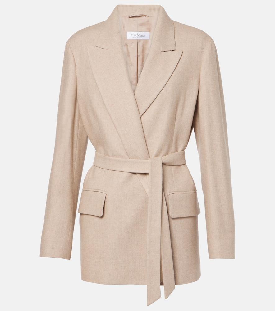 max mara randers wool, silk, and cashmere blazer
