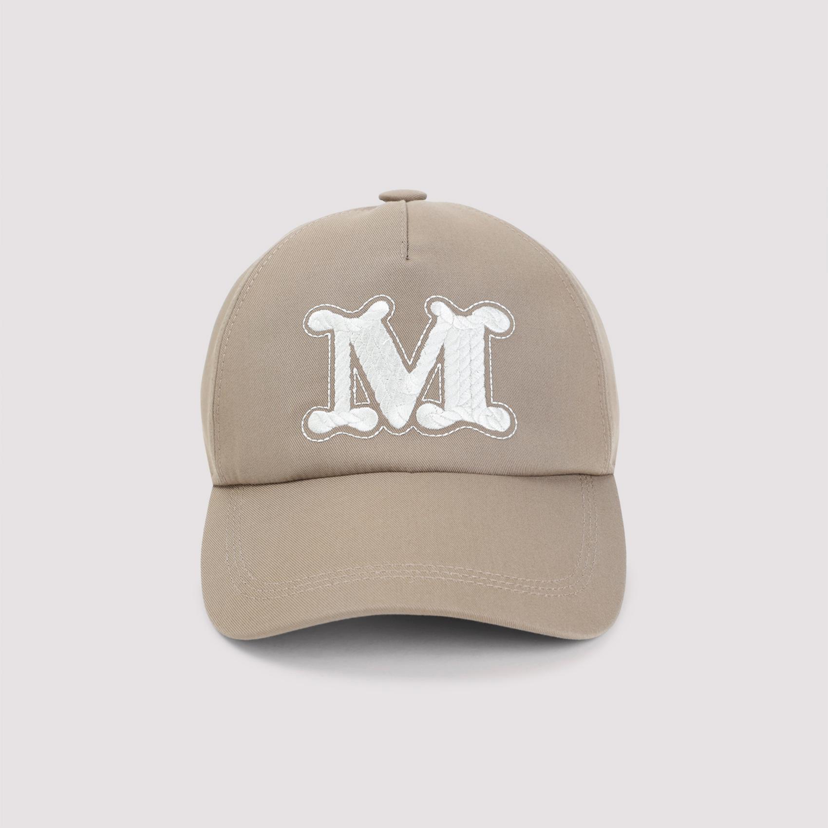 max mara ribaldo hat brown cotton - women