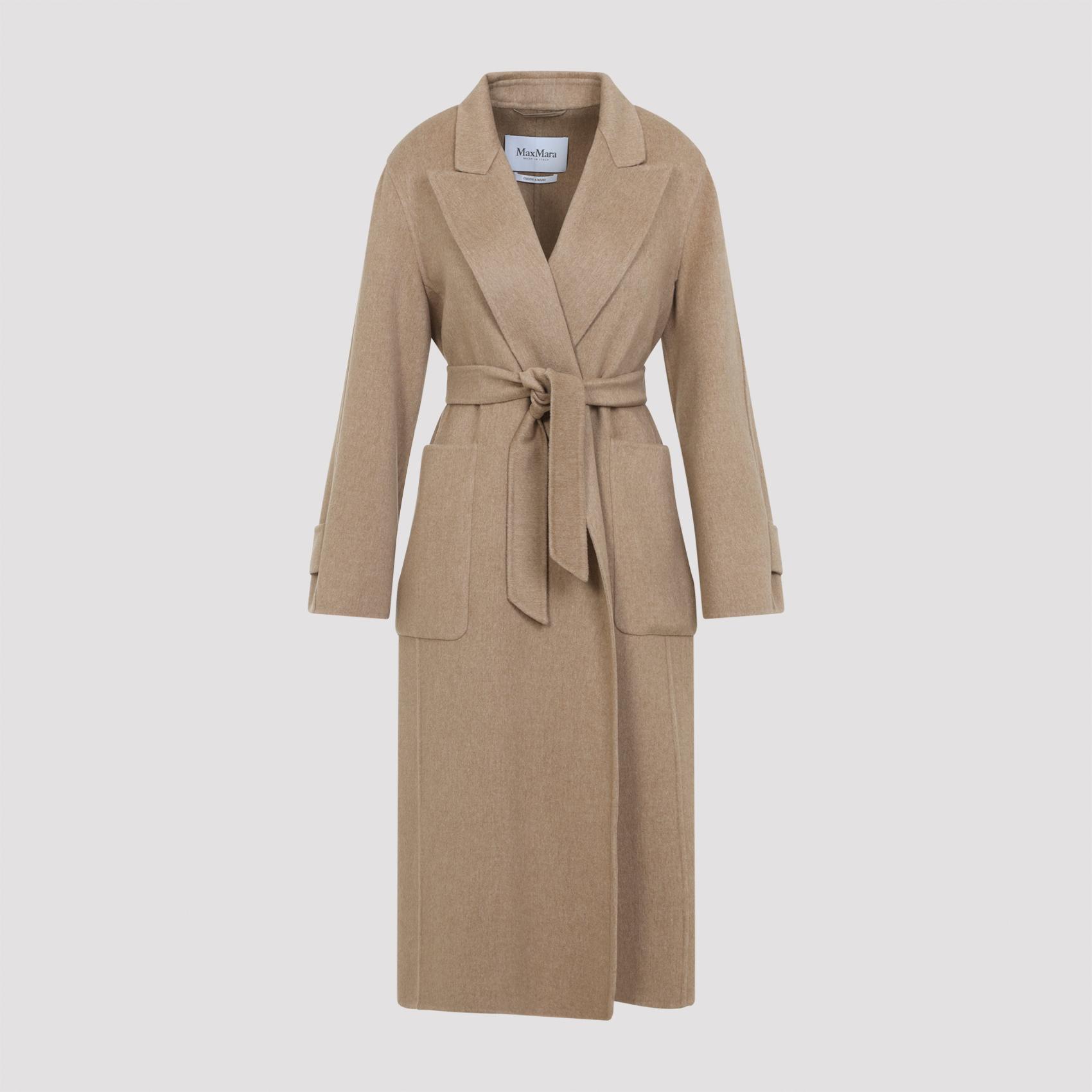 max mara ribelle camel coat nude & neutrals - women