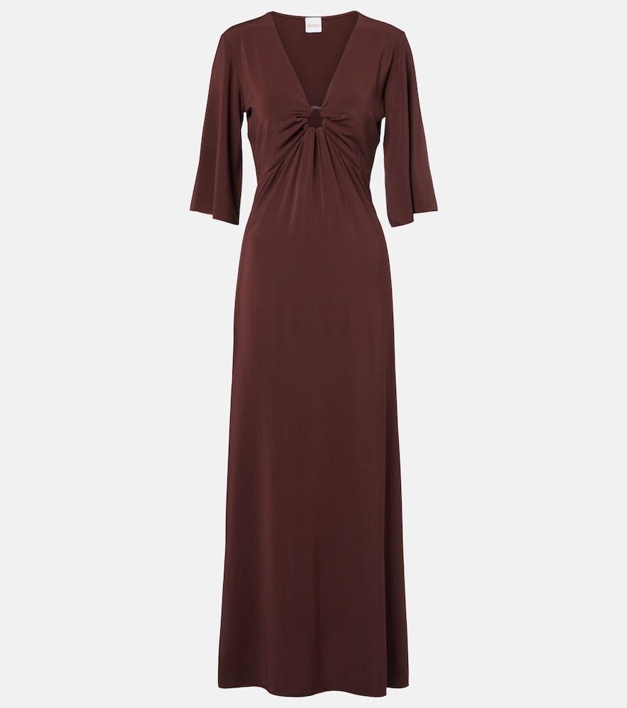 max mara riga cutout midi dress