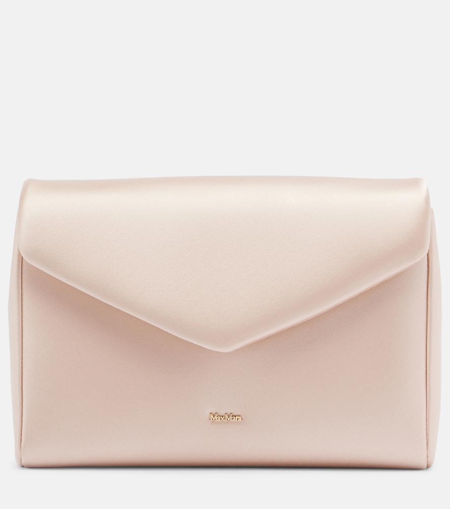 max mara satin clutch