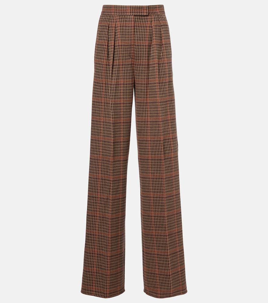 max mara seggio wool and cotton jersey wide