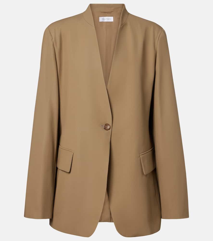 max mara segnale cotton twill blazer