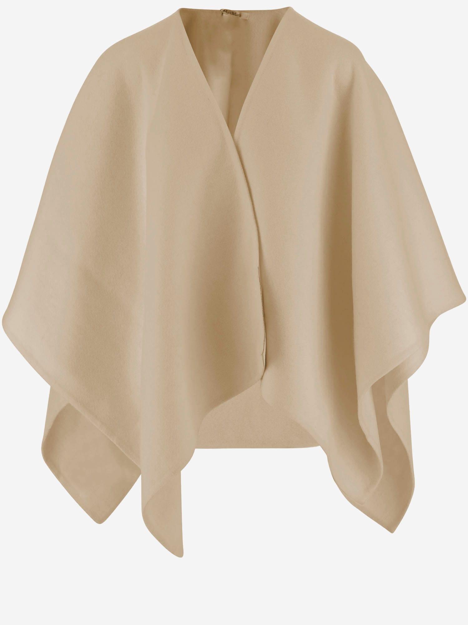 max mara serra cape in alpaca and wool blend