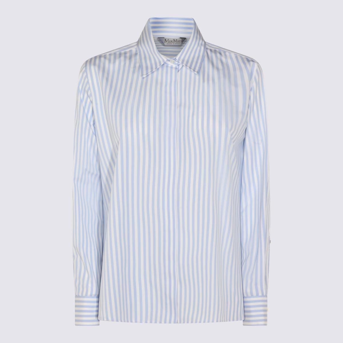 max mara shirts clear blue _100 % co - women