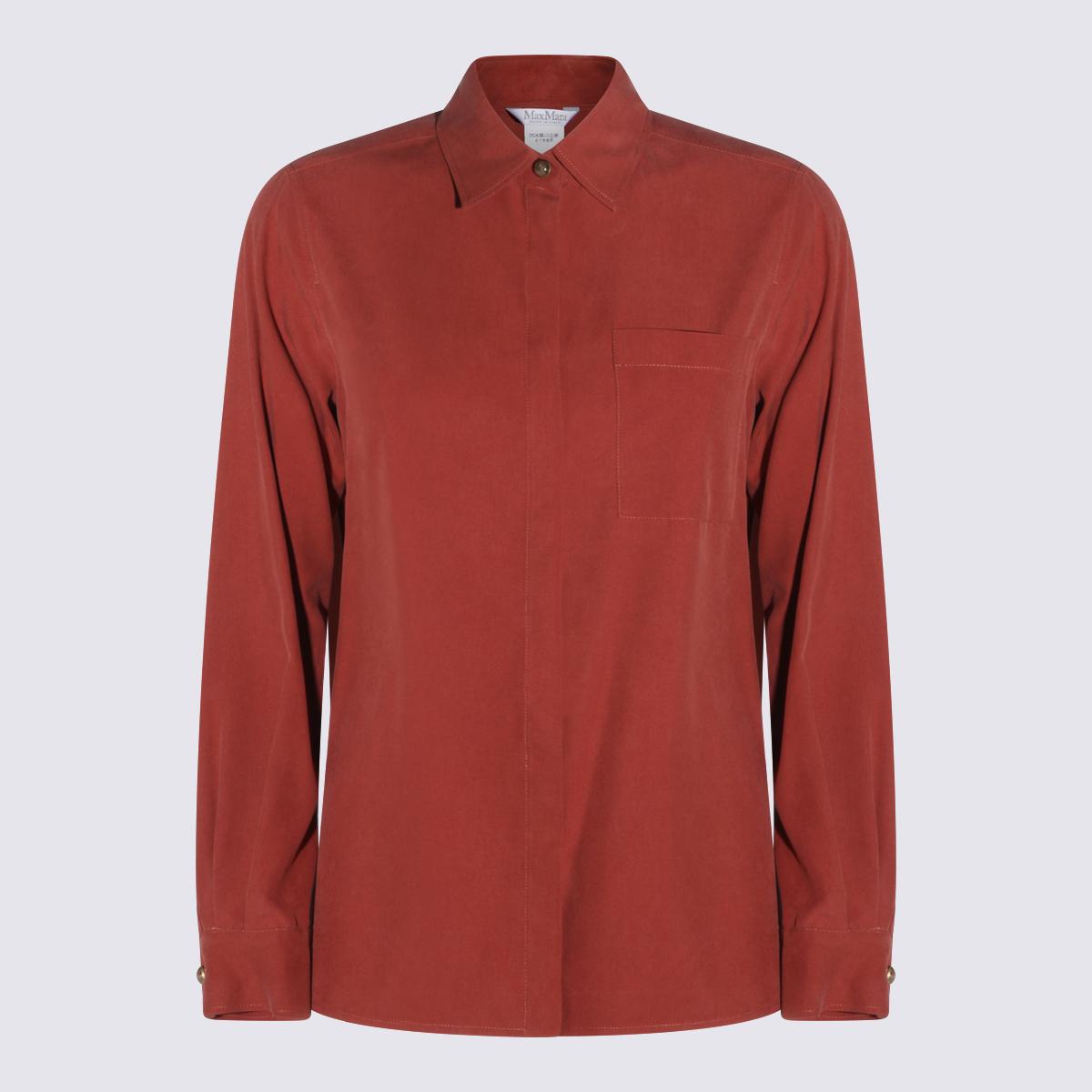 max mara shirts terracotta _si - women