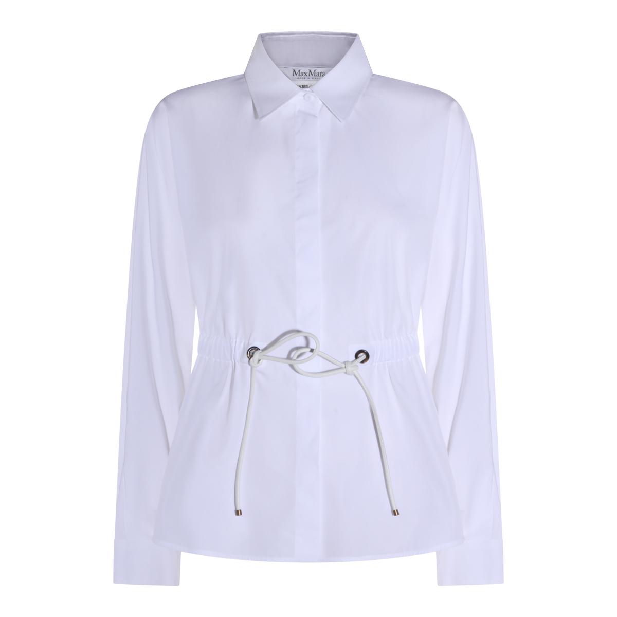 max mara shirts white _co - women