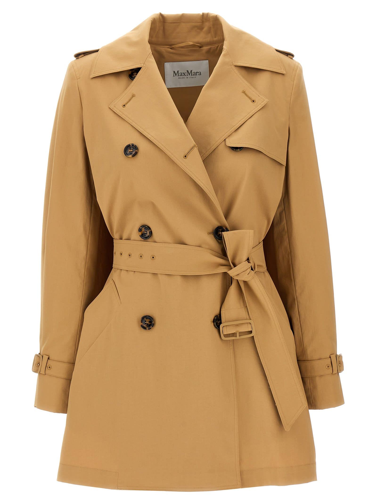 max mara short trench coat