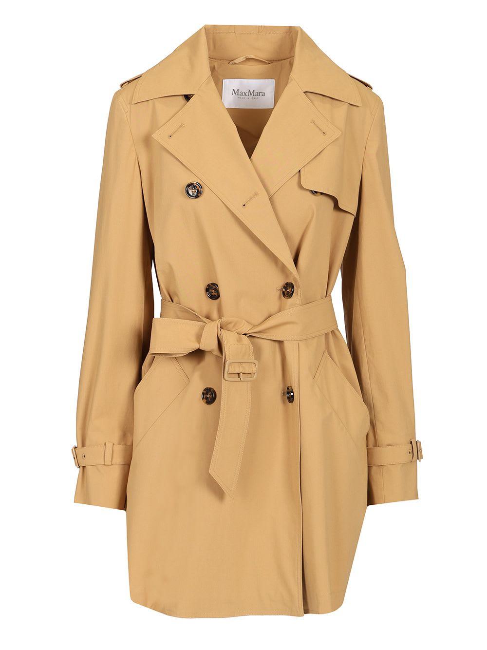 max mara short trench coat