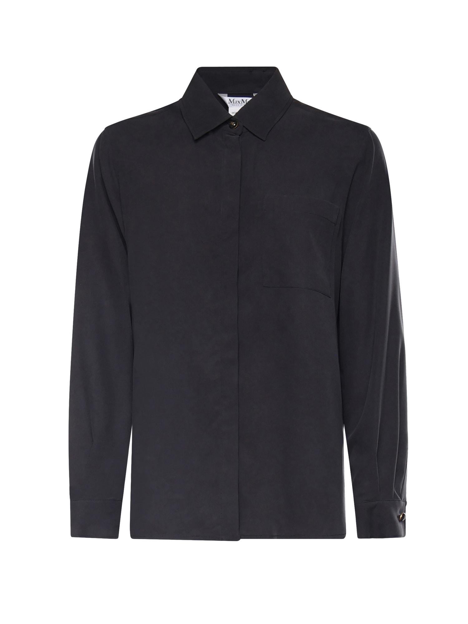 max mara silk canvas shirt