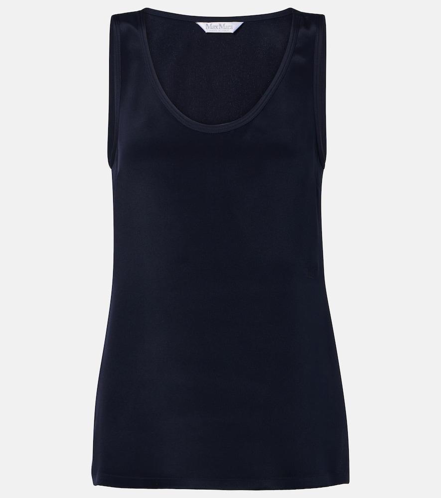 max mara silk crêpe de chine tank top