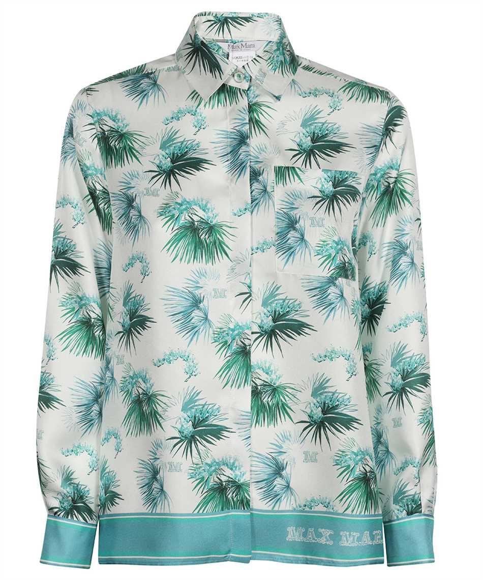 max mara silk shirt