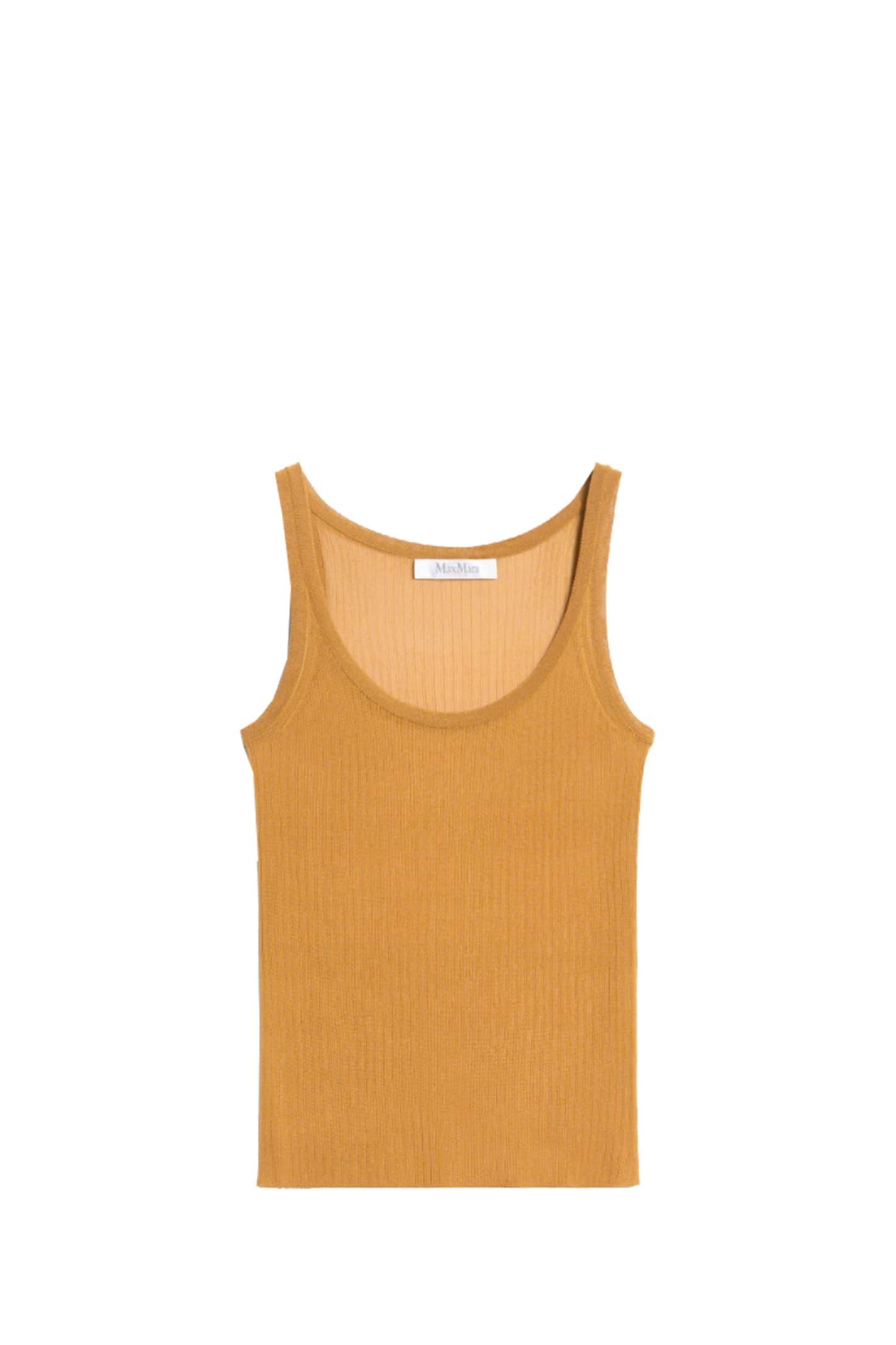max mara silk tank top