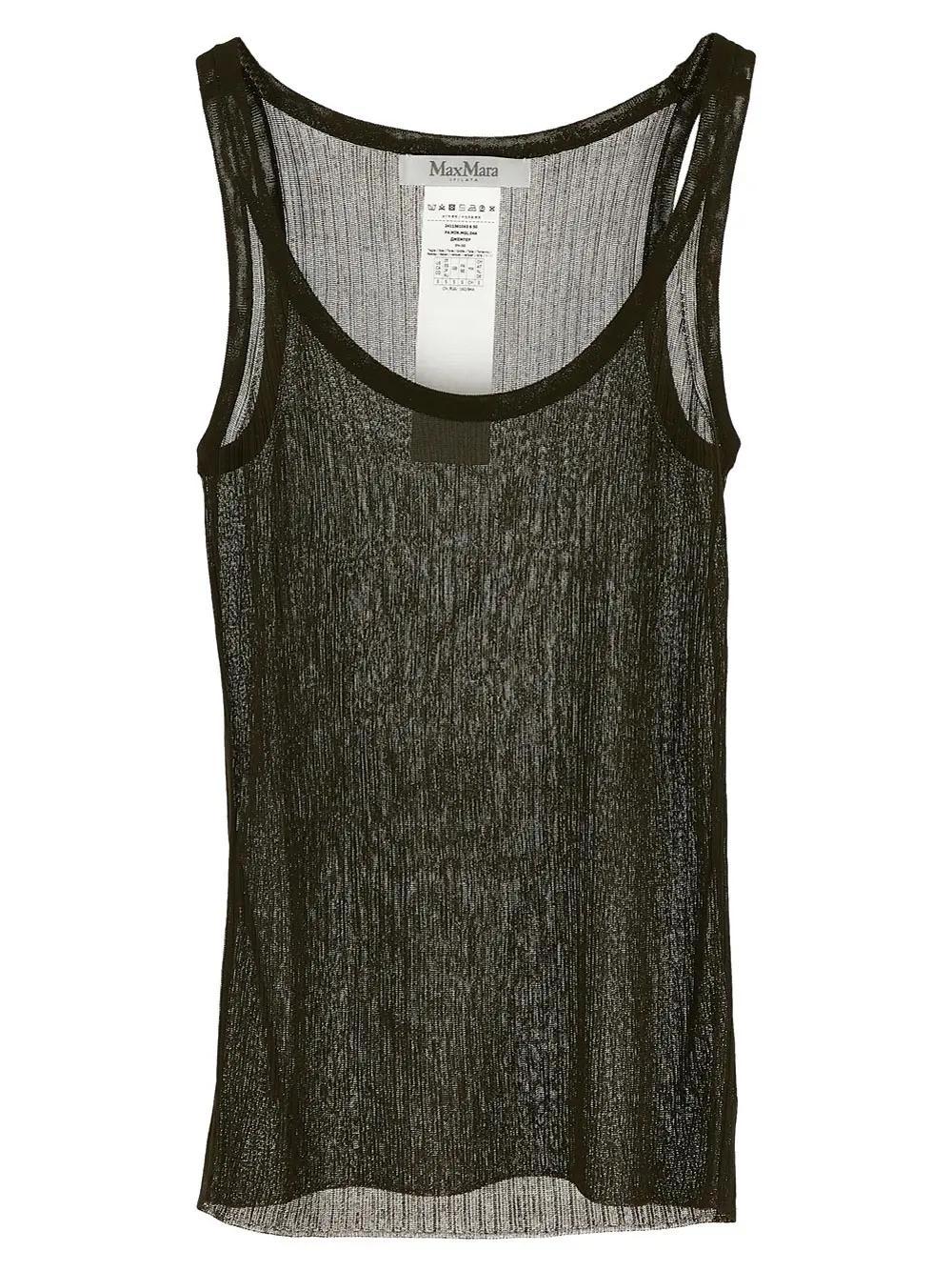 max mara silk tank top