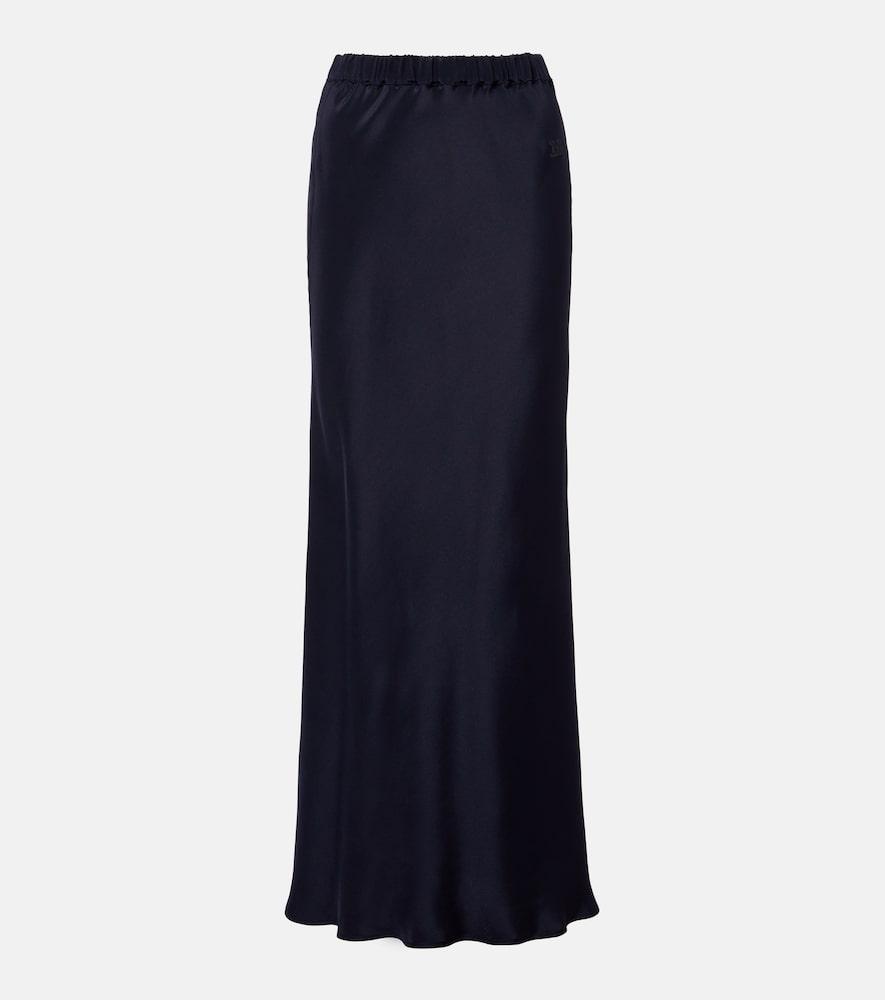 max mara sospiro silk satin maxi skirt