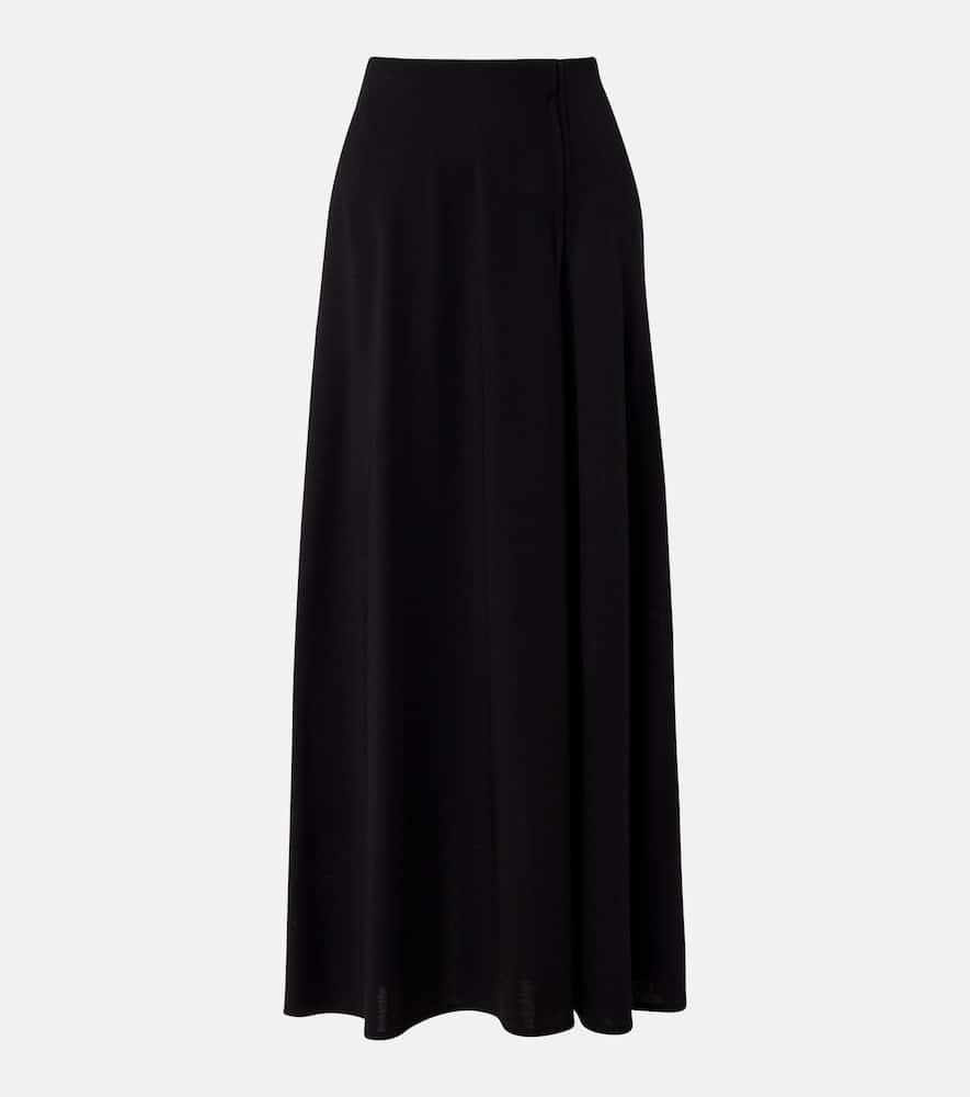 max mara stilla virgin wool maxi skirt