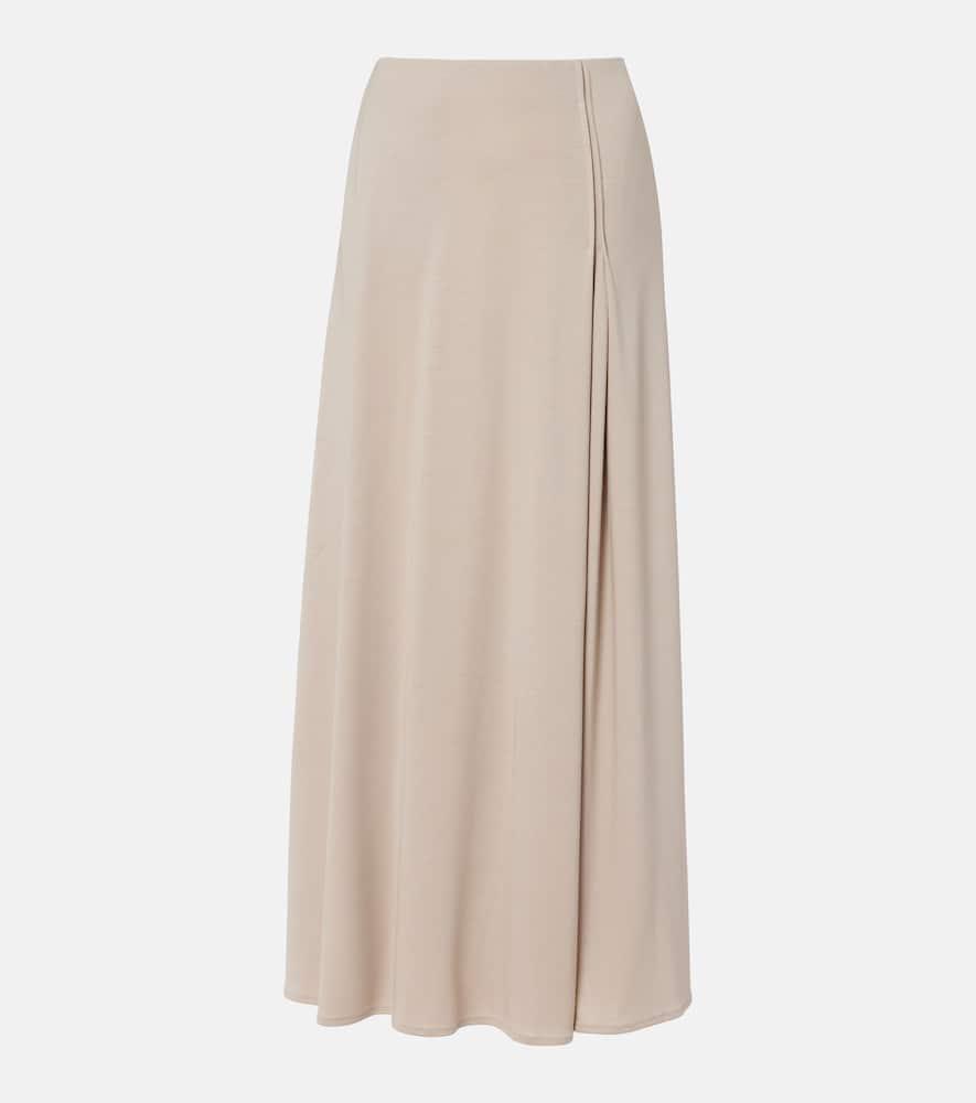 max mara stilla virgin wool maxi skirt