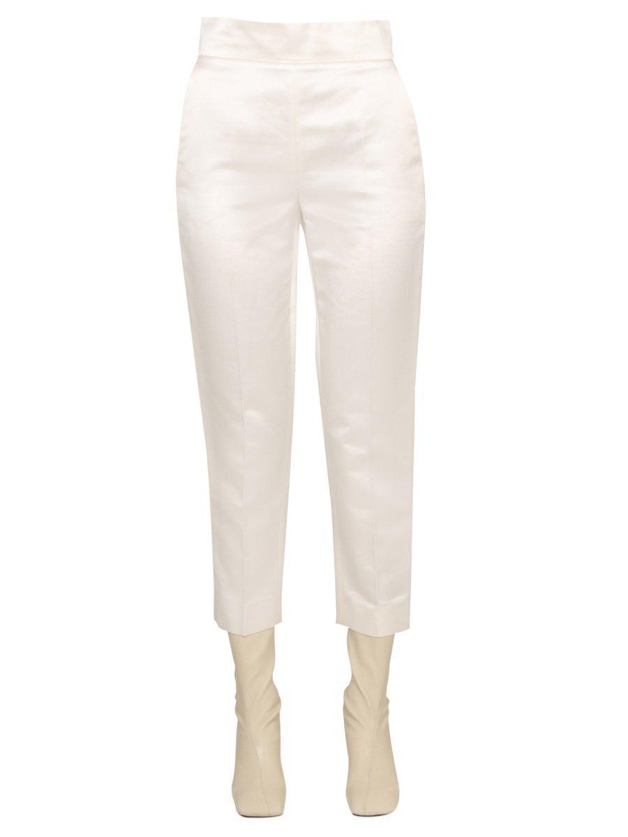 max mara straight leg cropped pants