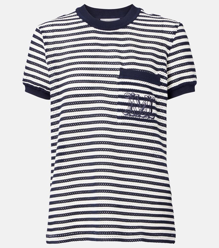 max mara striped cotton