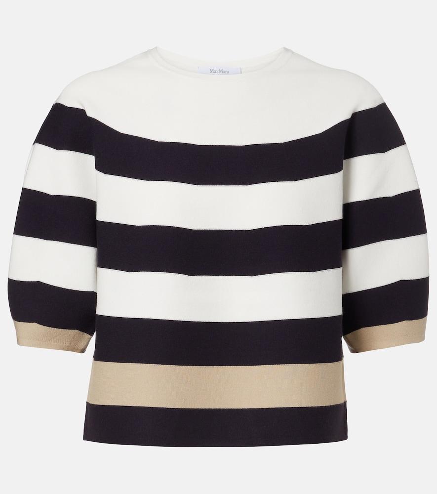 max mara striped knitted sweater