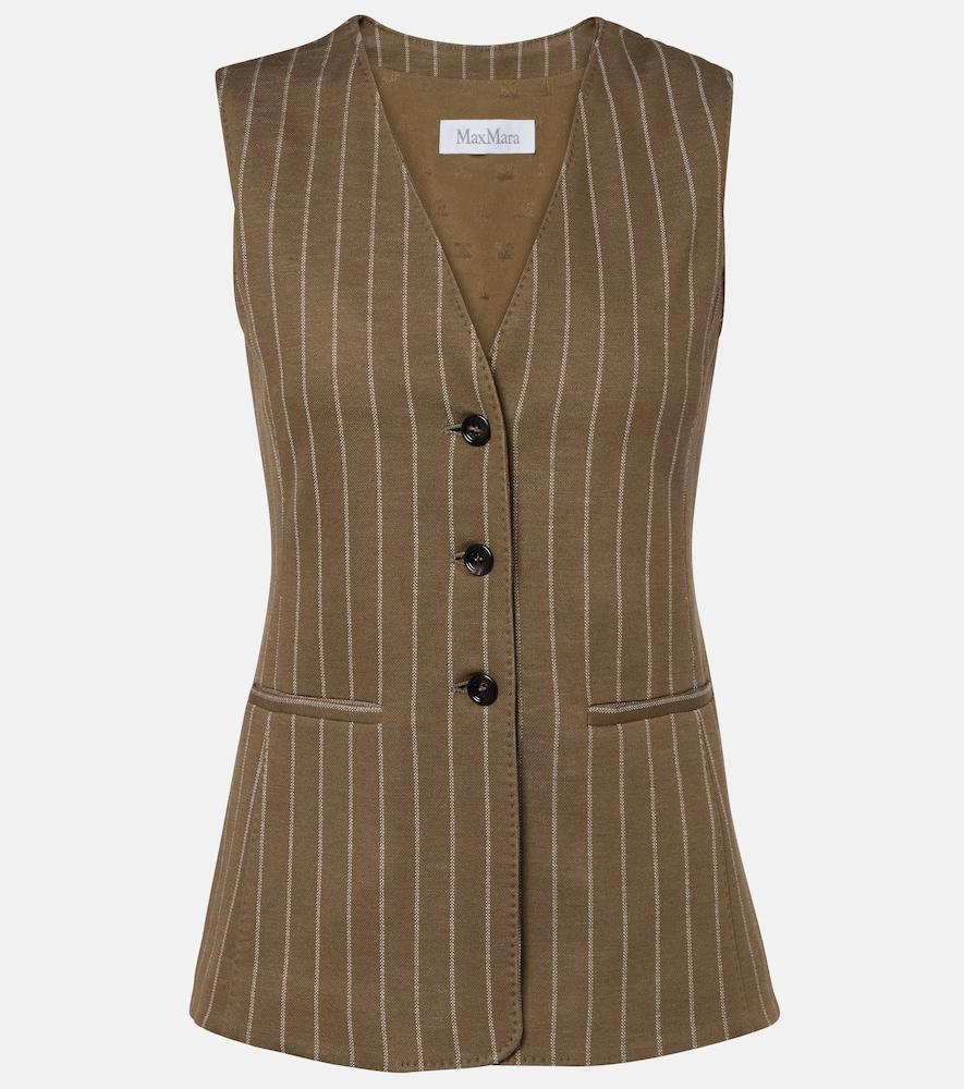 max mara striped vest