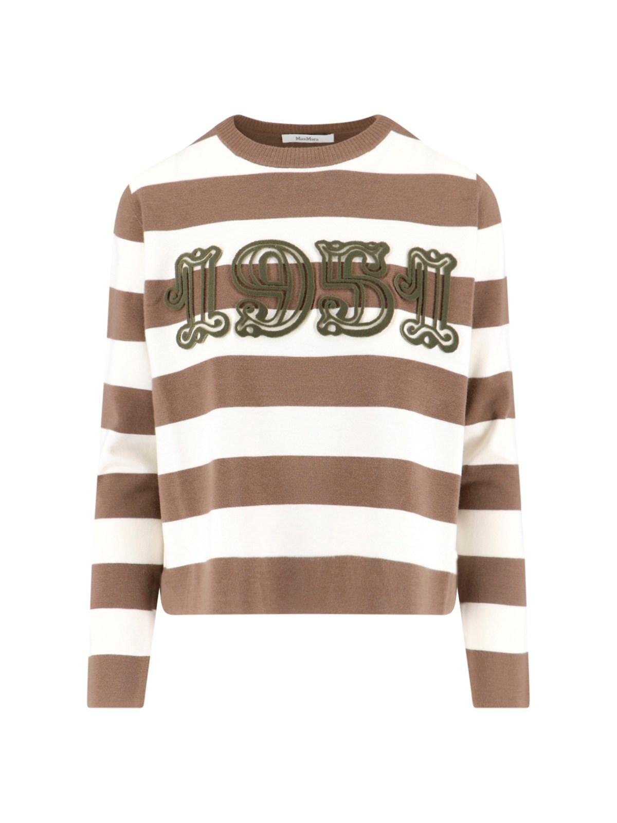 max mara striped virgin wool sweater