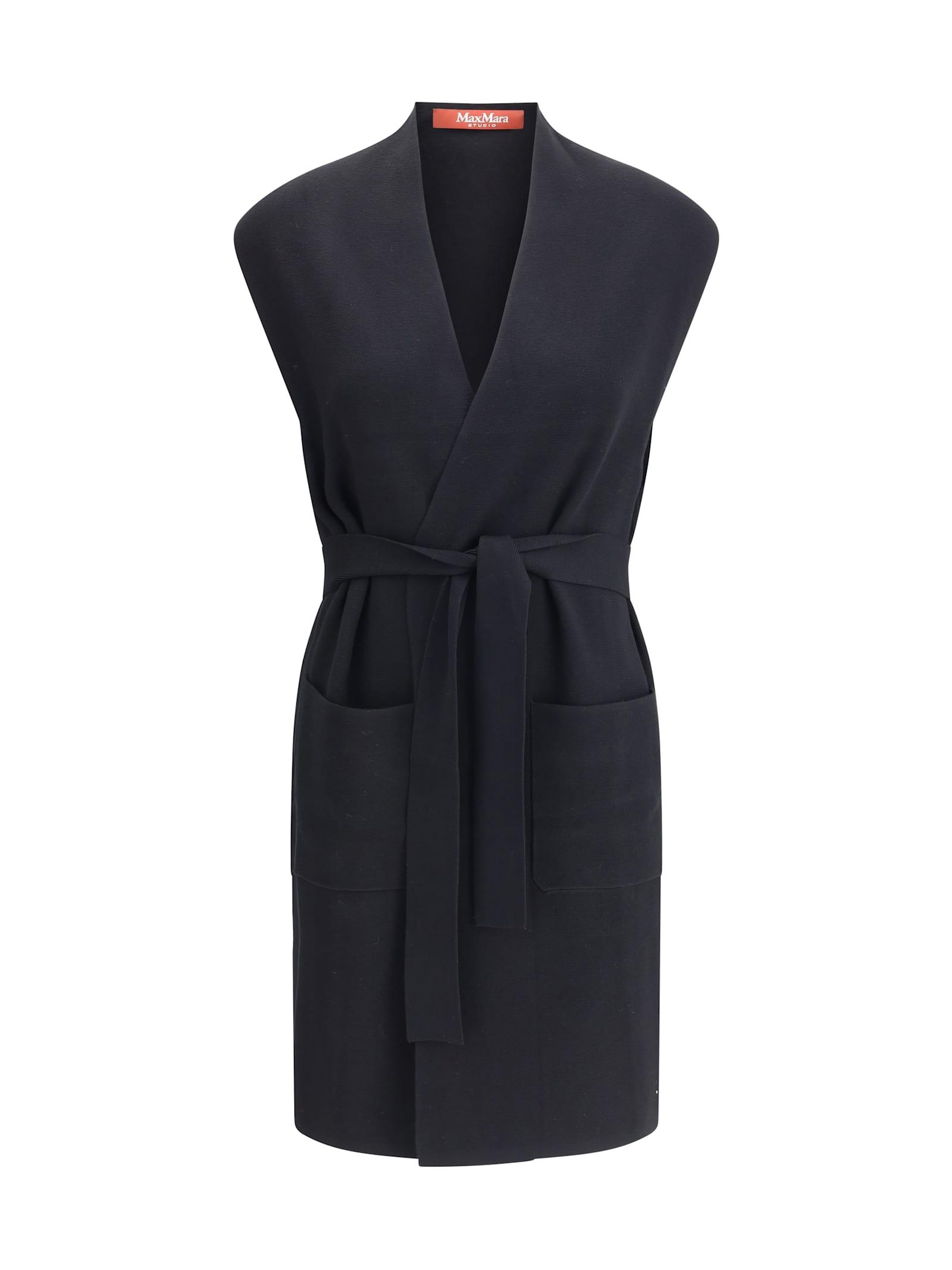max mara studio abete long vest