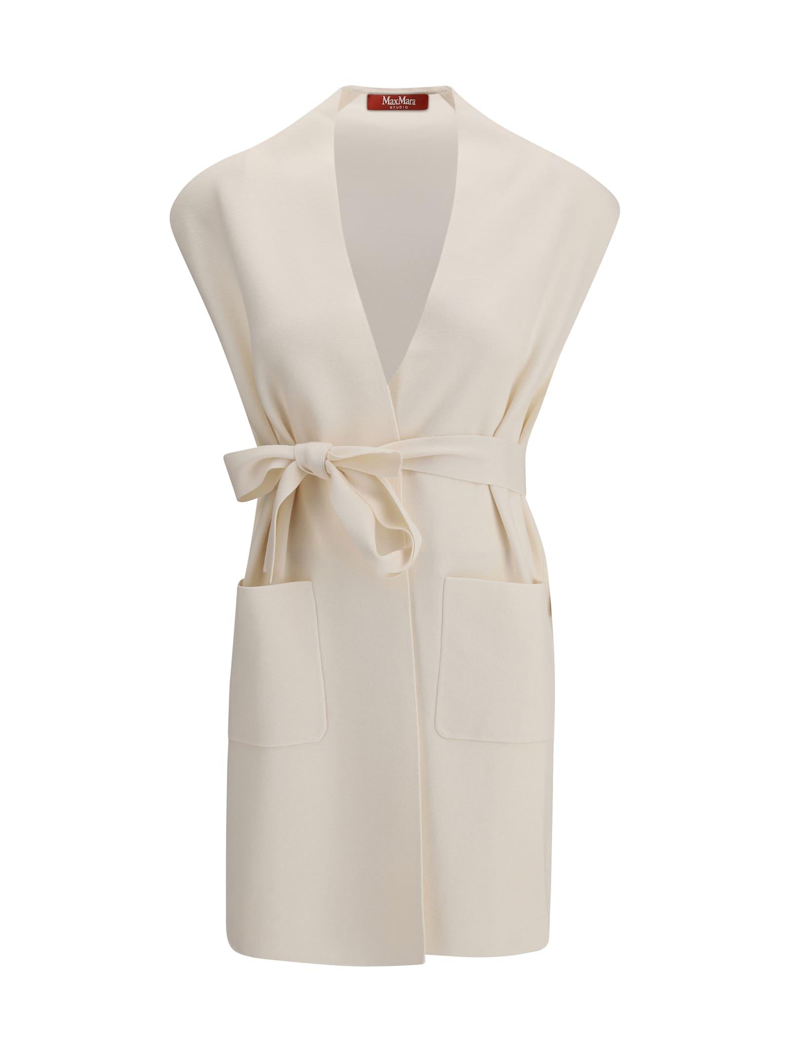 max mara studio abete long vest