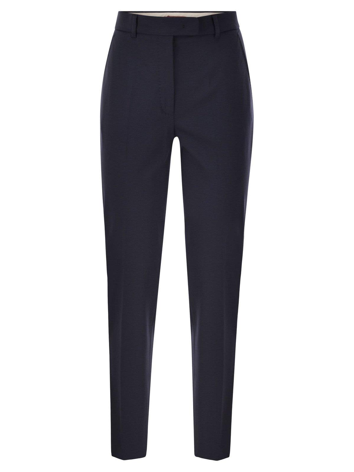 max mara studio ananas slim fit tailored trousers