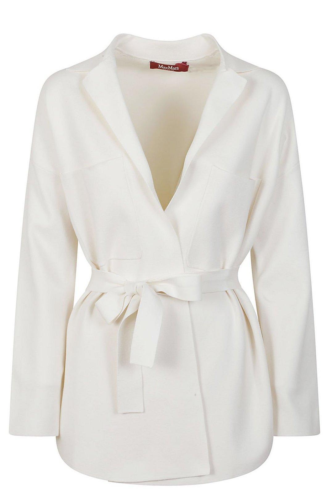 max mara studio aquile knotted jacket