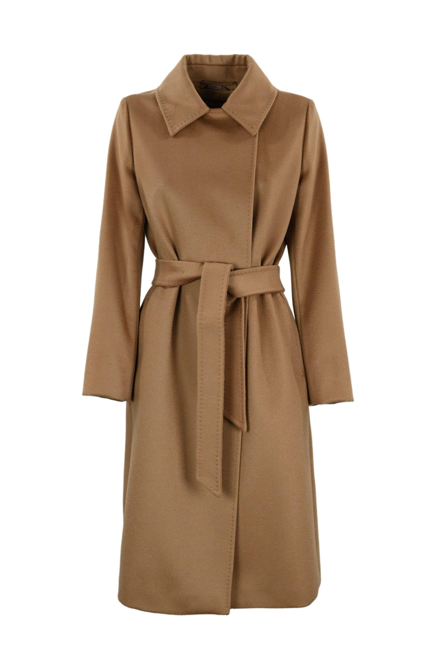 max mara studio bcollag wool wrap coat