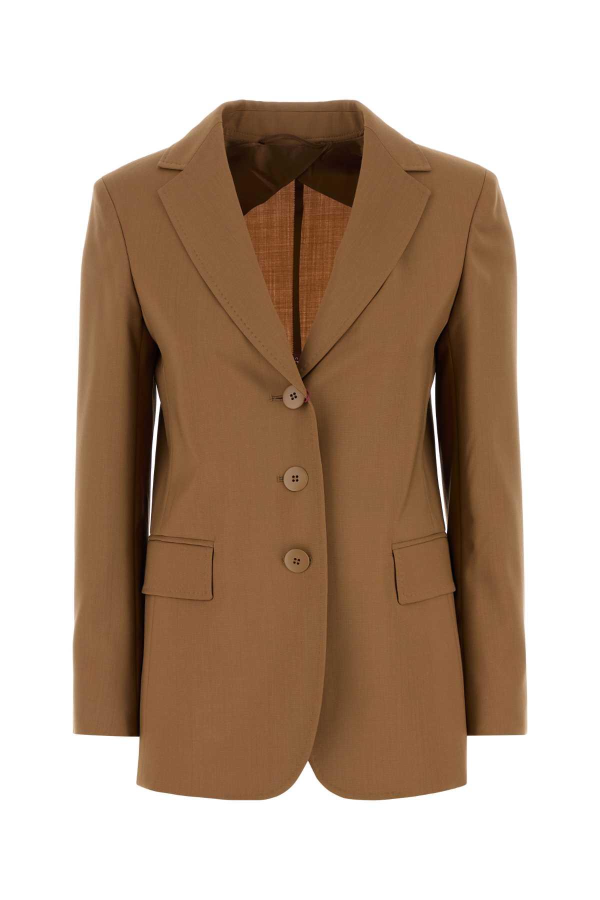 max mara studio camel wool blend nice blazer