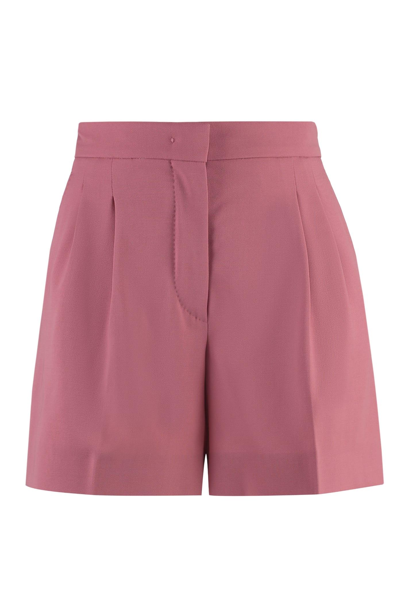 max mara studio cardiff wool shorts