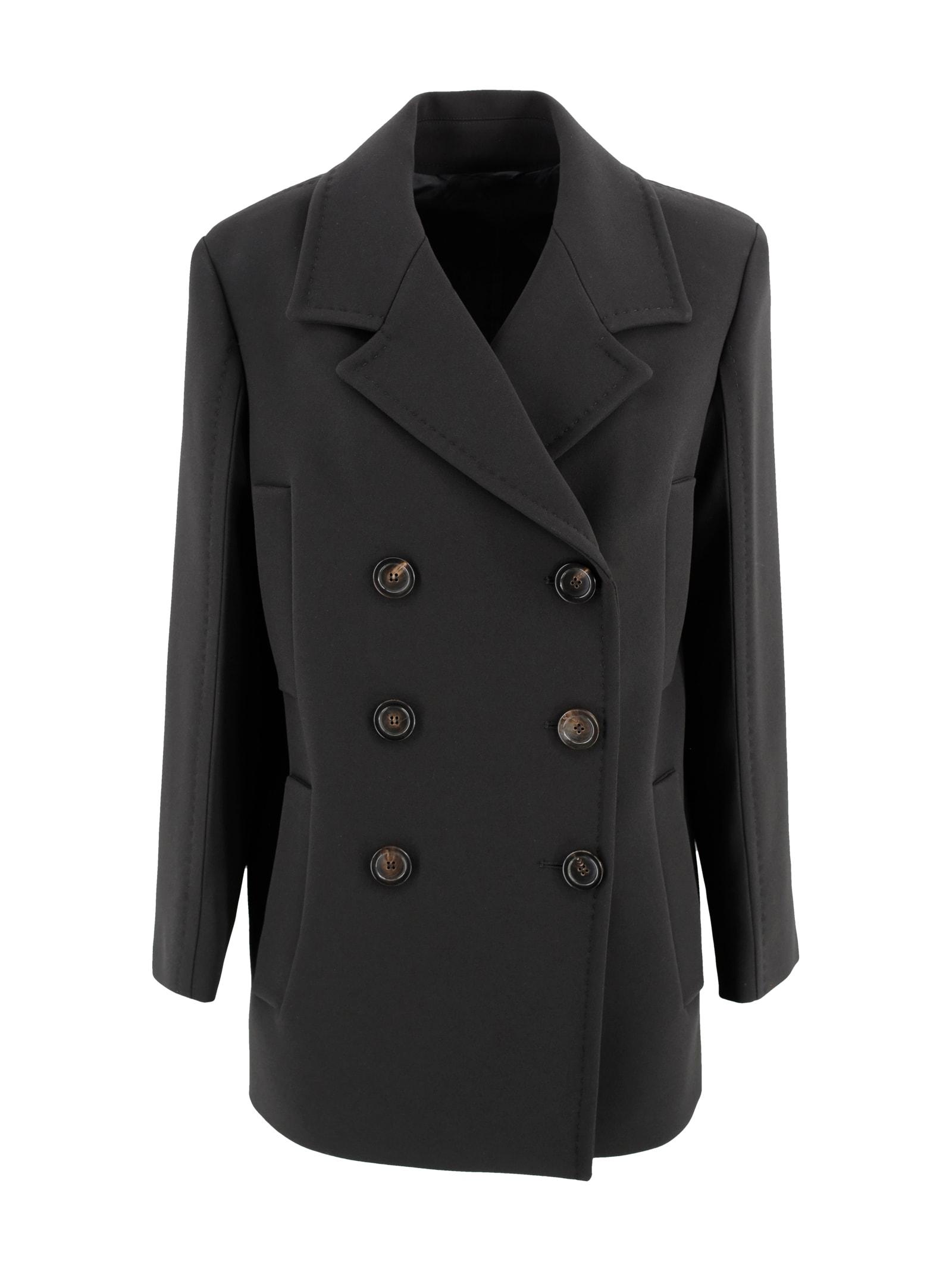 max mara studio double-breasted caban