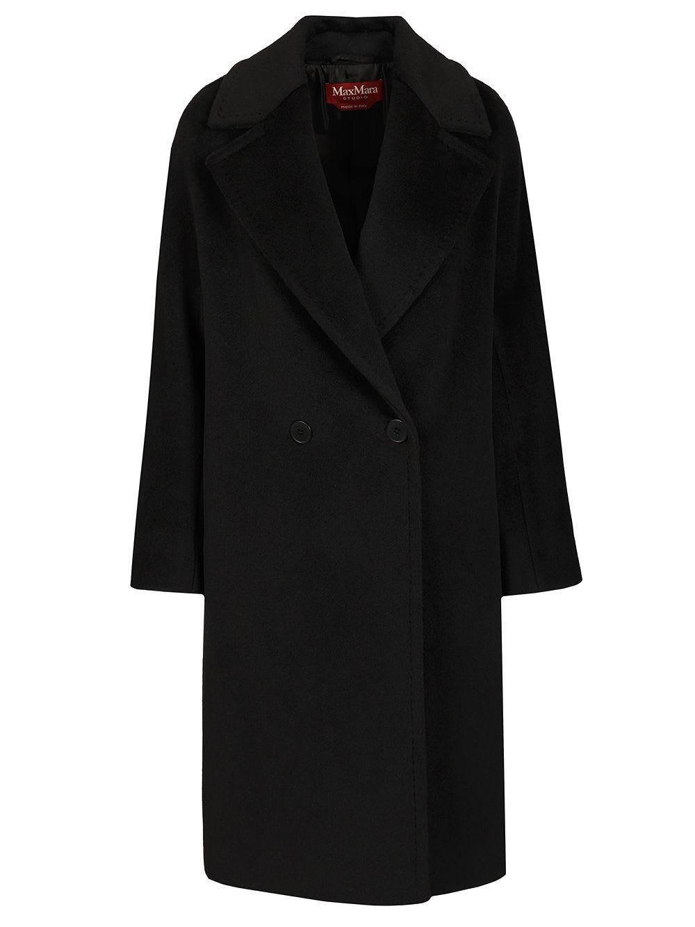 max mara studio double-breasted coat