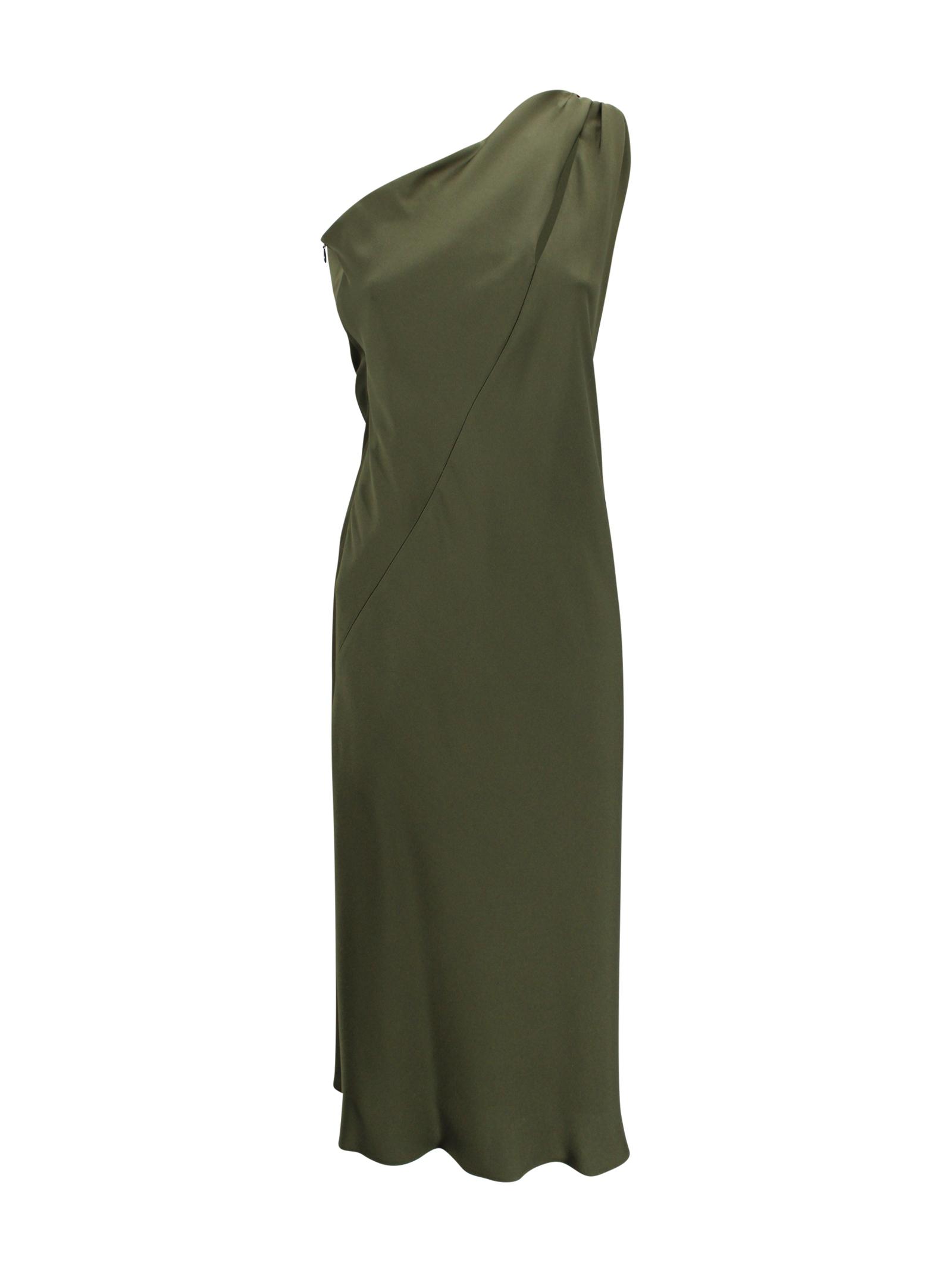 max mara studio dresses green triacetato - women