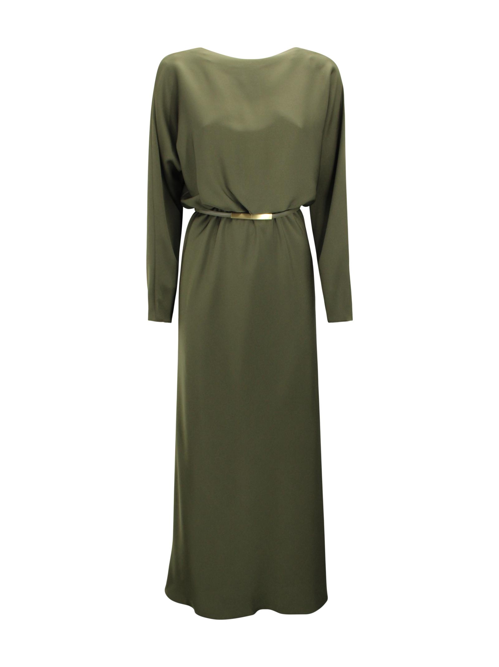 max mara studio dresses green triacetato - women
