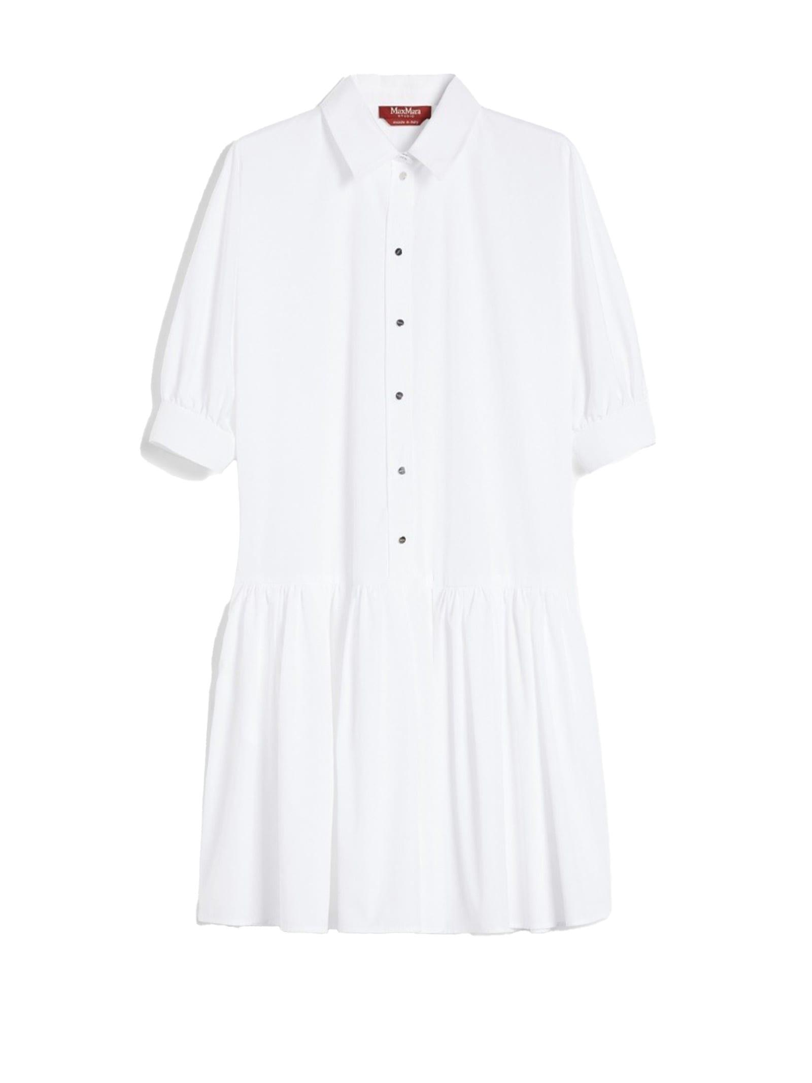 max mara studio dresses white