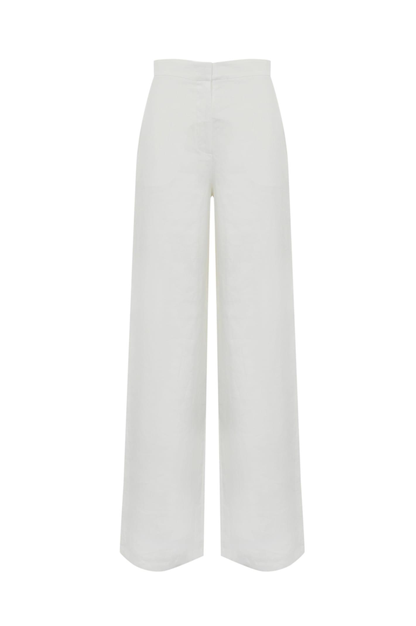 max mara studio garibo linen trousers