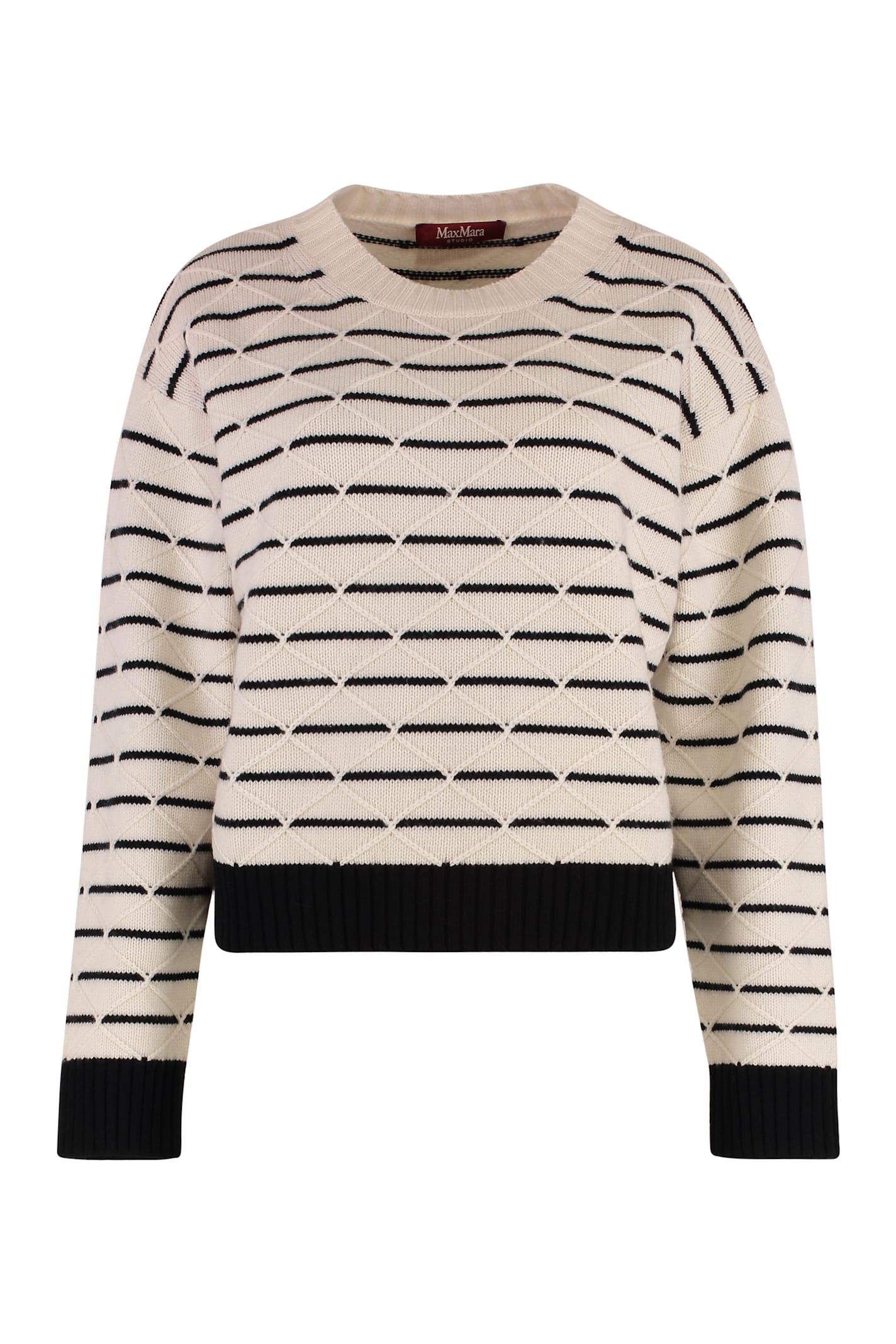 max mara studio gettone wool and cashmere sweater