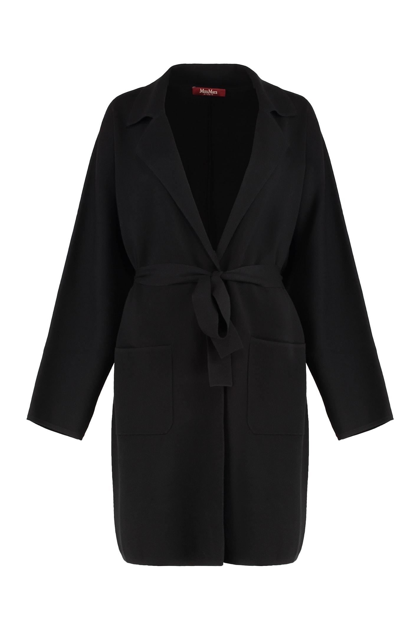 max mara studio jersey coat