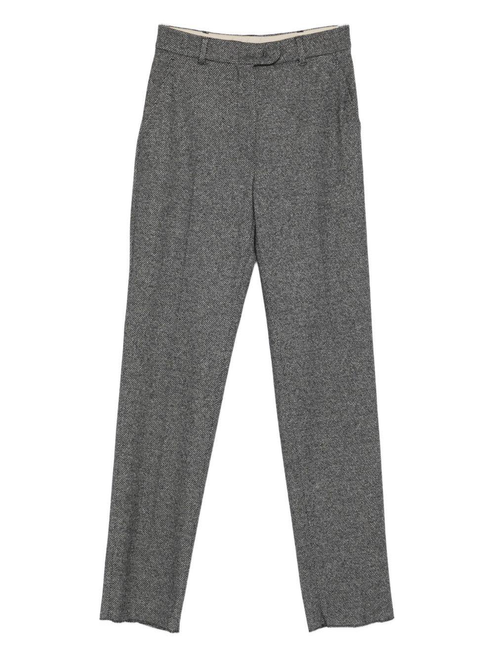 max mara studio max mara trousers with embossed pattern